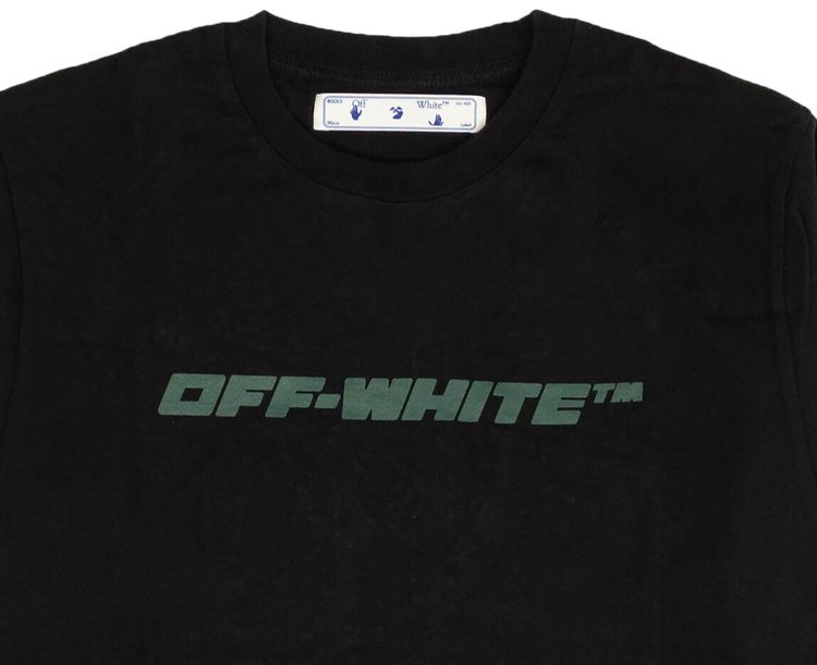 Off White Trellis Worker T Shirt Black