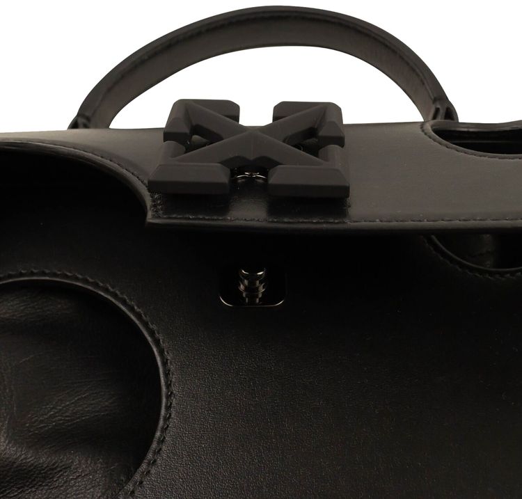 Off White Meteor Hole Jitney 14 Bag Black