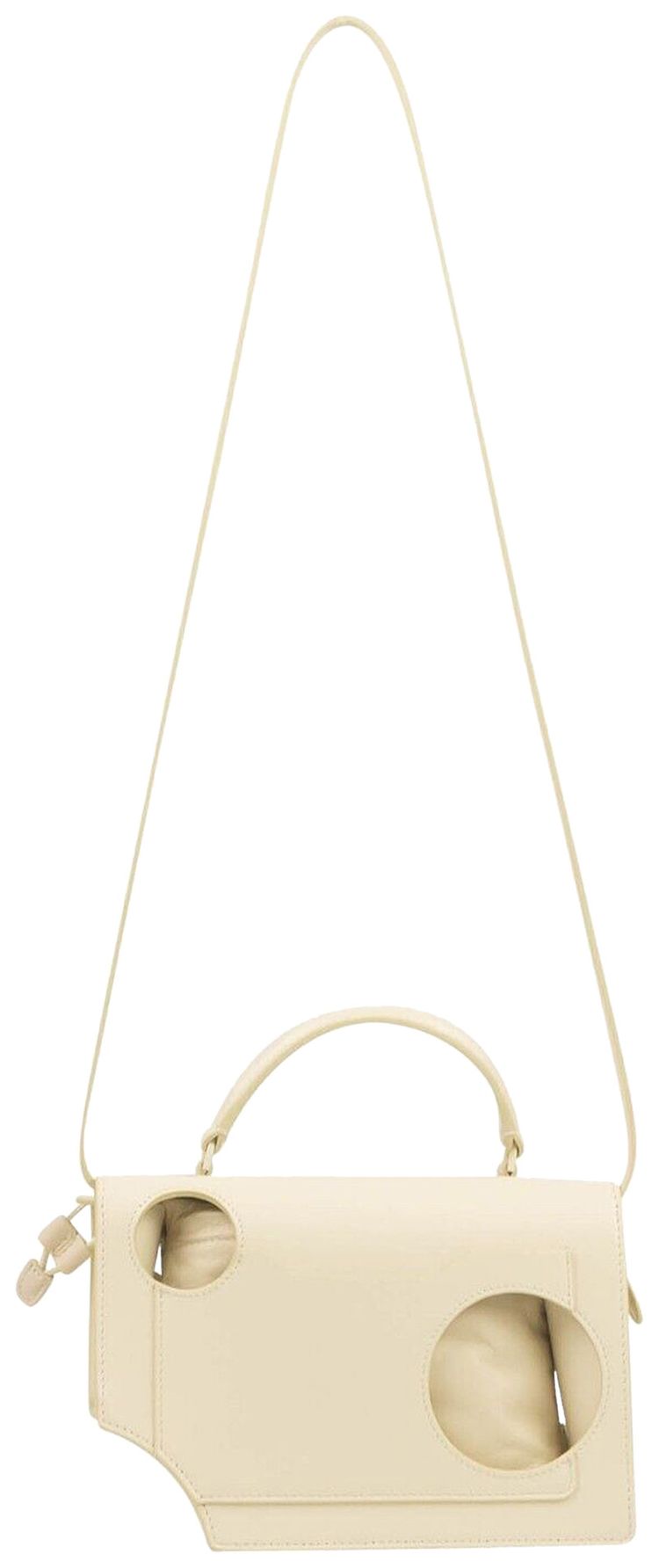 Off White Meteor Hole Jitney 14 Bag Cream