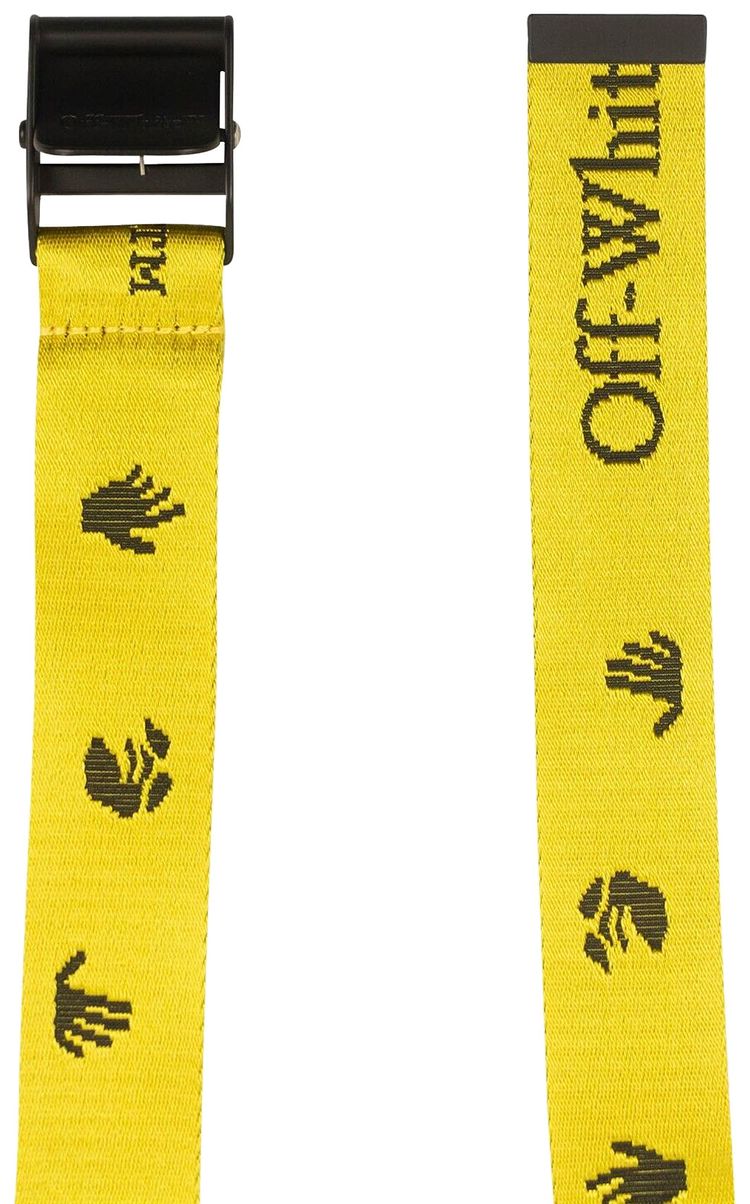 Off White Classic Industrial Belt Yellow