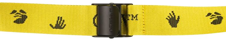 Off White Classic Industrial Belt Yellow