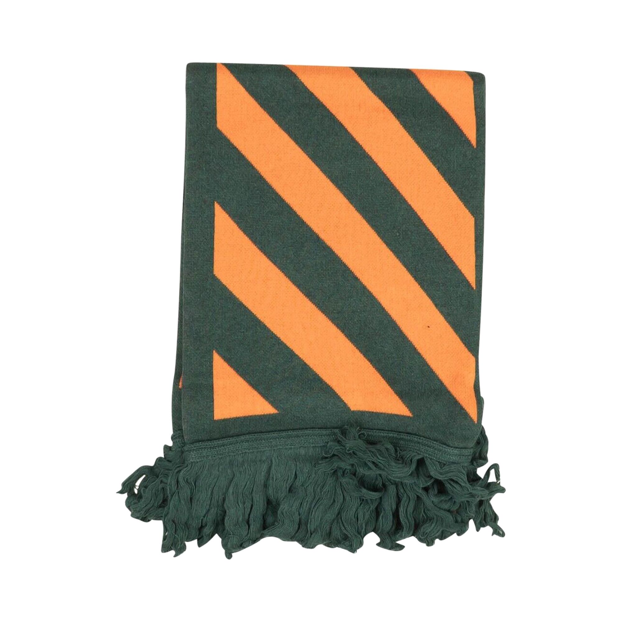 Off-White ARROWS SCARF スカーフ マフラー イタリア製 Buy Off-White Arrows Scarf 'Green/Orange' - OMMA001E20KNI0015720