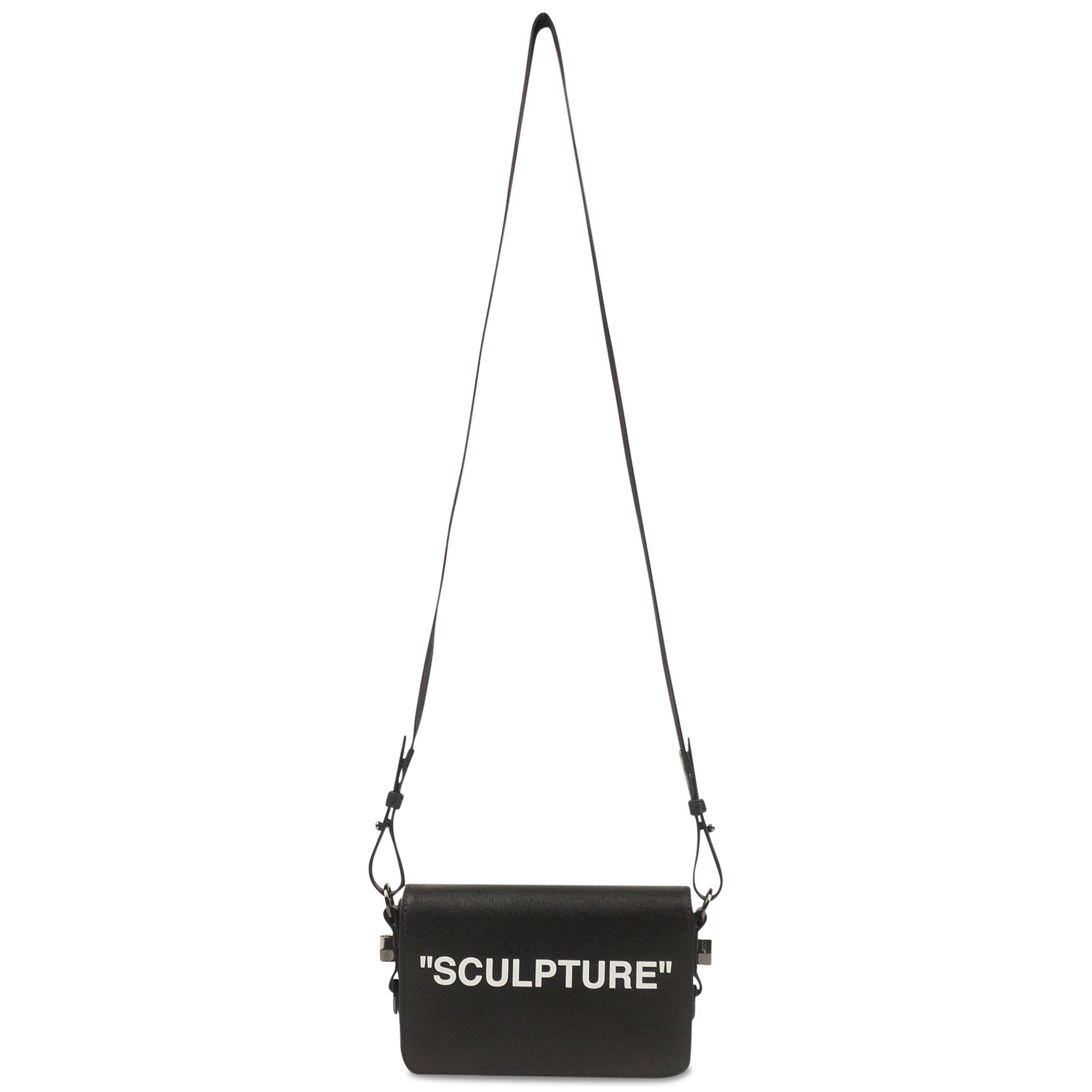 Buy Off-White Sculpture Mini Flap Bag 'Black 