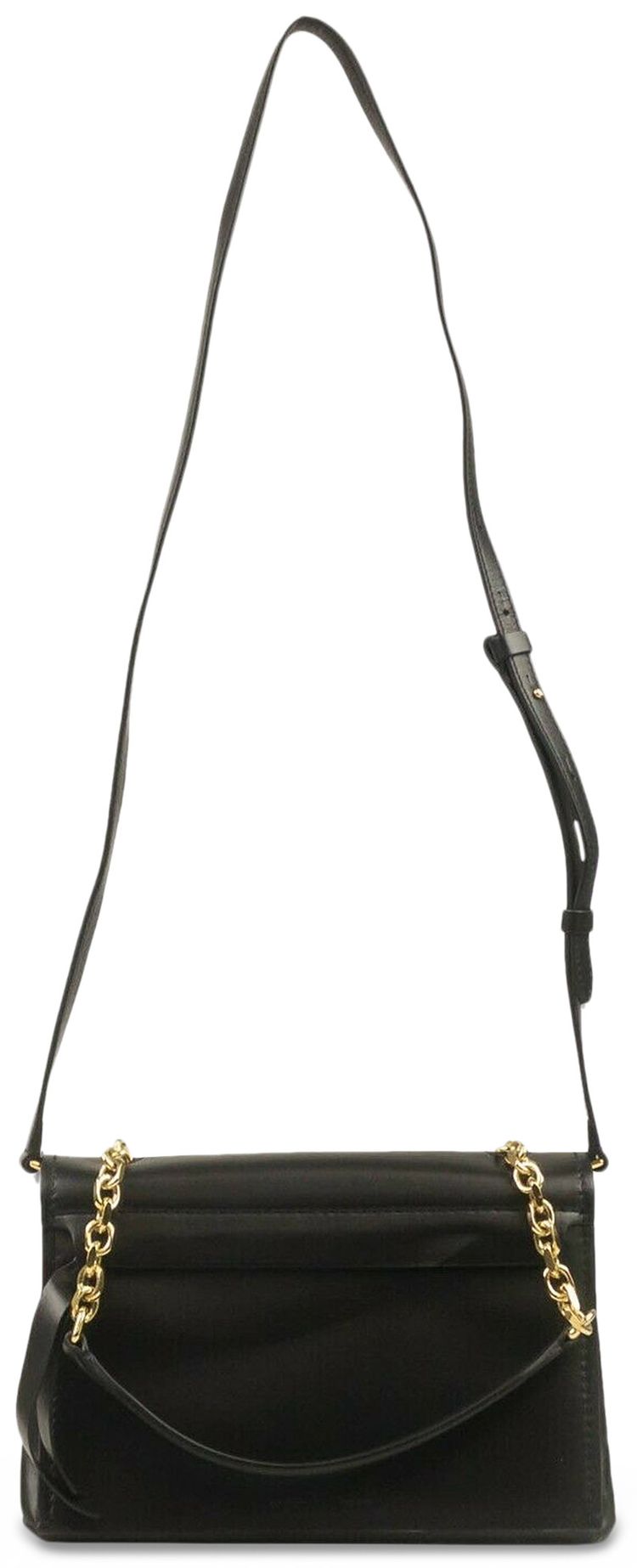 Off White Soft Medium Paperclip Bag Black