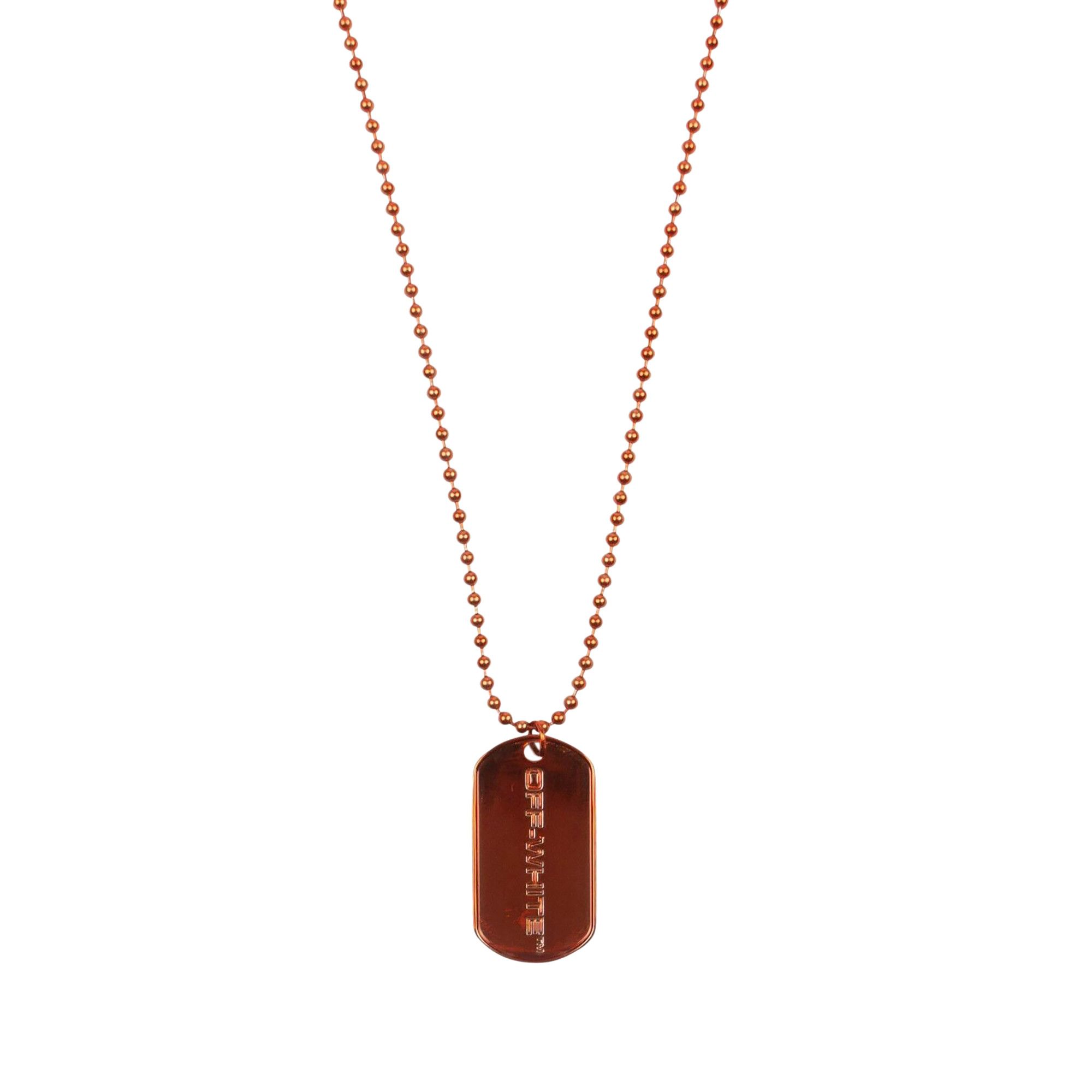 Off white dog tag shop