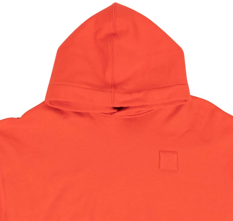 Palm Angels Horizontal Zipper Hooded Sweatshirt Orange