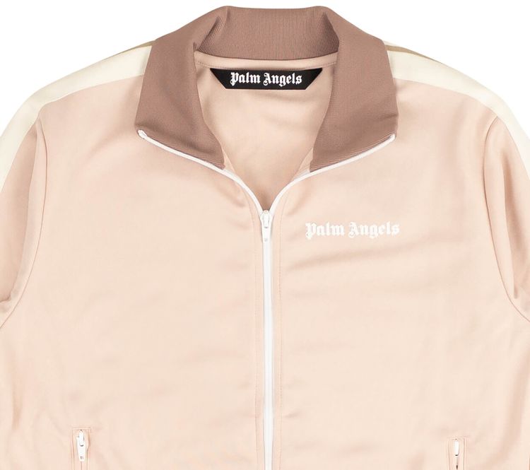 Palm Angels Classic Zip Up Track Jacket PinkWhite