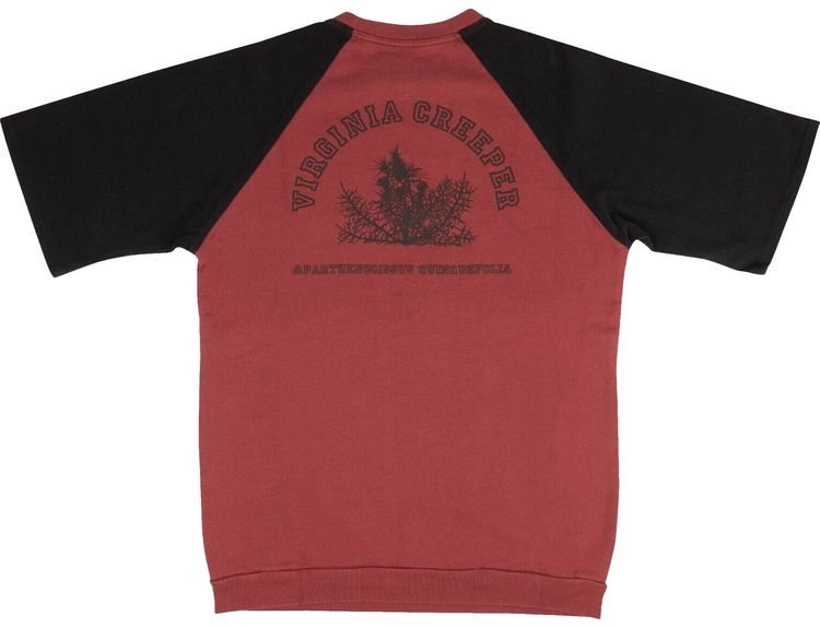 Raf Simons Raglan Virginia Creeper Sweatshirt Red