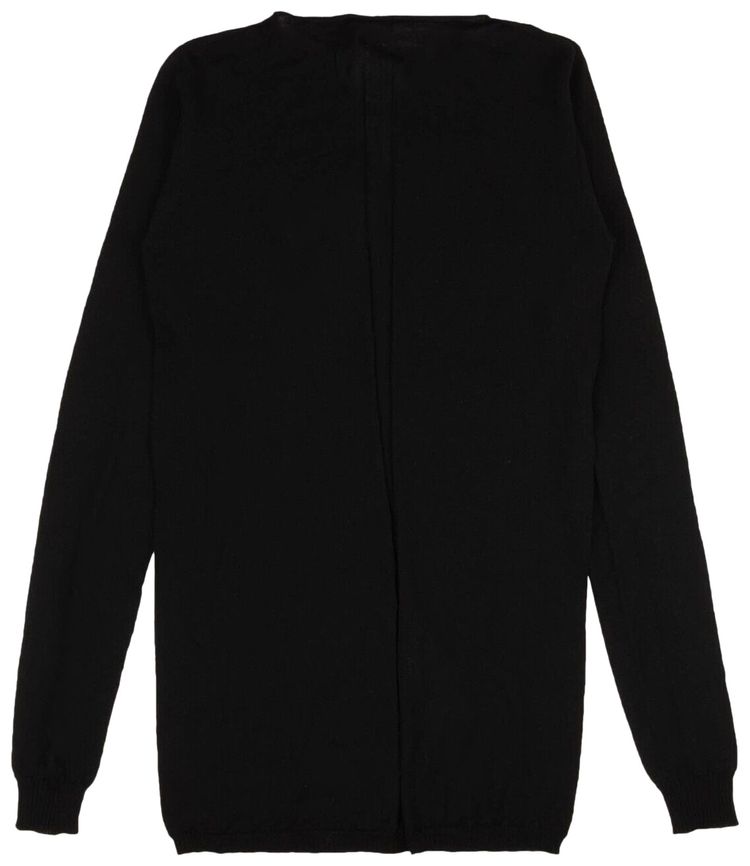 Rick Owens Wool Round Neck Sweater Black