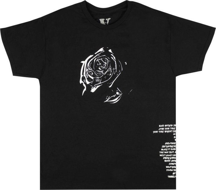 Vlone Artist Merch Tracklist T-Shirt 'Black'