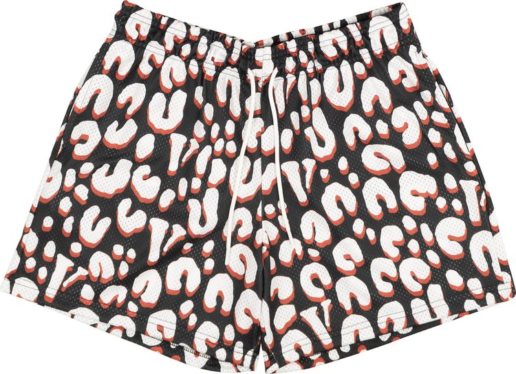 Vlone x Rodman Cheetah Shorts 'Black'