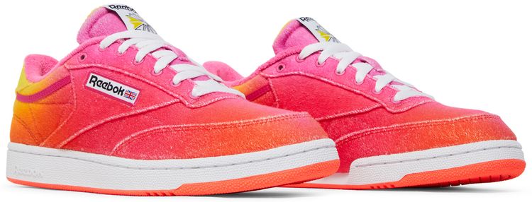 Daniel Moon x Reebok Club C 85 Atomic Pink Alert Yellow