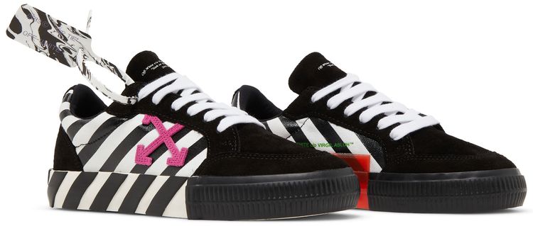 Off White Wmns Vulc Sneaker Black Violet
