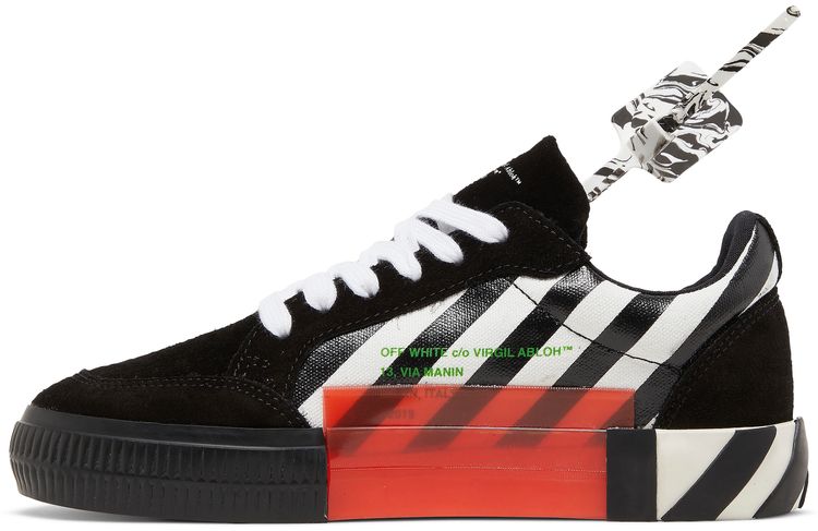 Off White Wmns Vulc Sneaker Black Violet