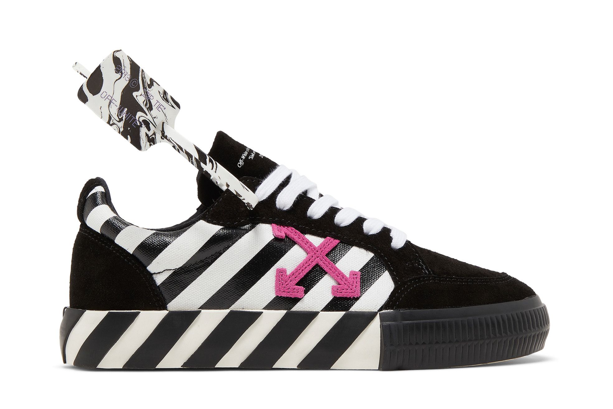 Off white sneakers black and sale pink