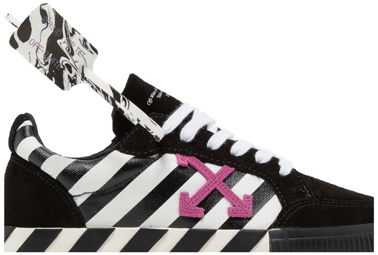 Off White Wmns Vulc Sneaker Black Violet