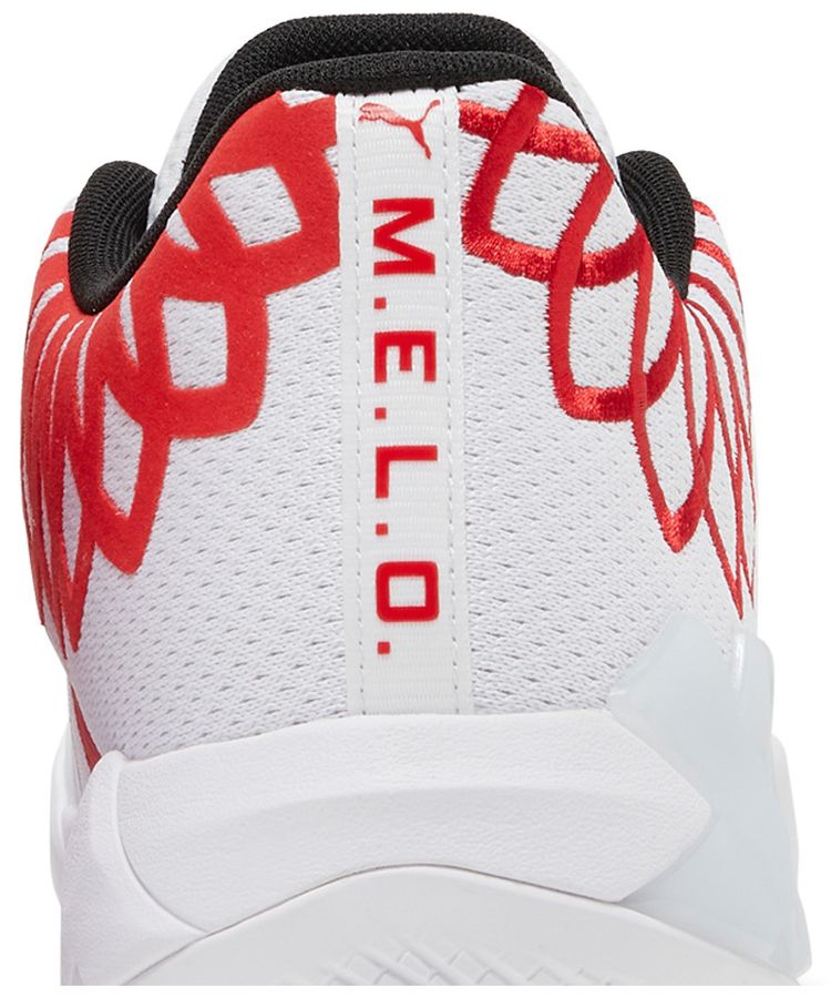 Puma MB01 Lo Team Colors   White High Risk Red