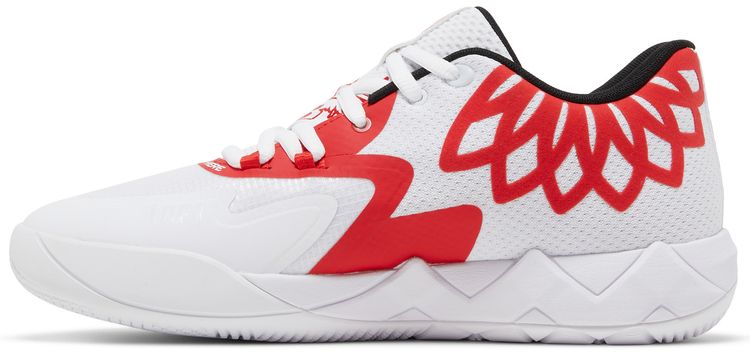 Puma MB01 Lo Team Colors   White High Risk Red