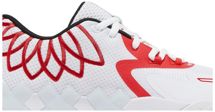 Puma MB01 Lo Team Colors   White High Risk Red