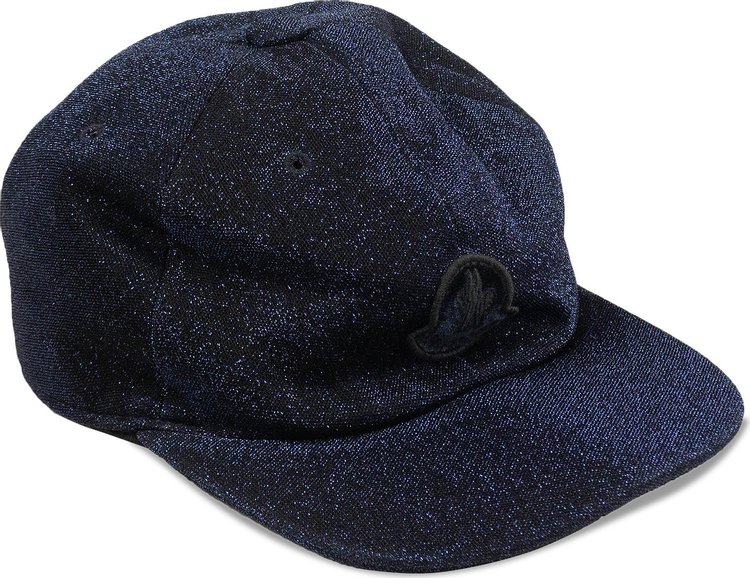 Moncler Logo Baseball Cap Hat 'Blue Shimmer'