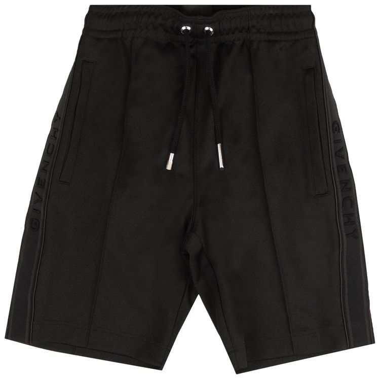 Givenchy Logo Stripe Jogging Shorts Black