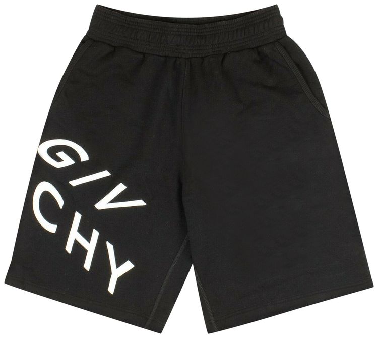 Givenchy Embroidered Logo Shorts BlackWhite