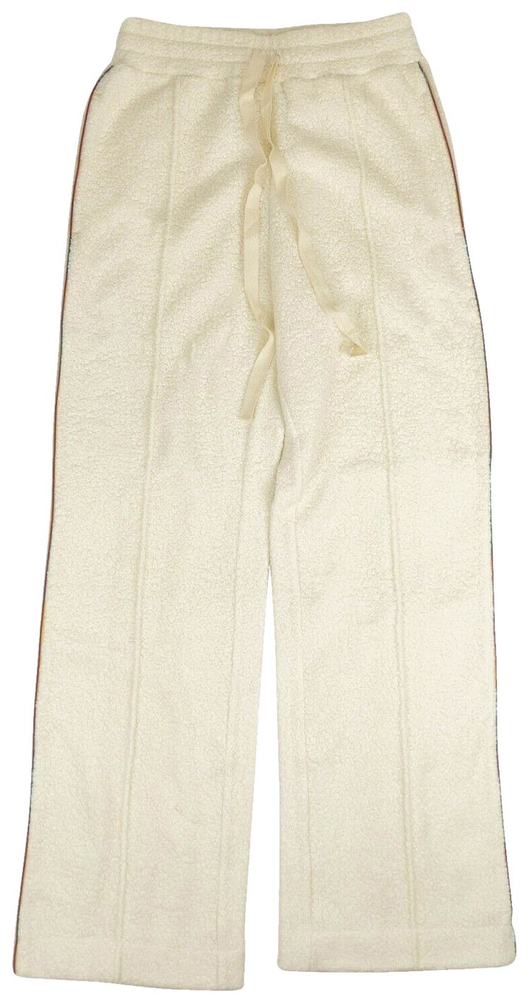 Casablanca Rainbow Piped Terry Track Jacket Ecru