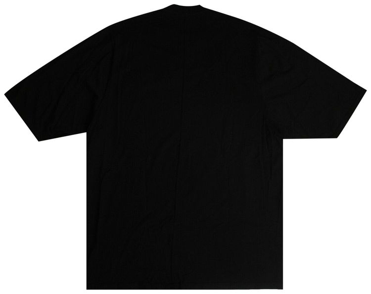 Rick Owens Text T Shirt Black