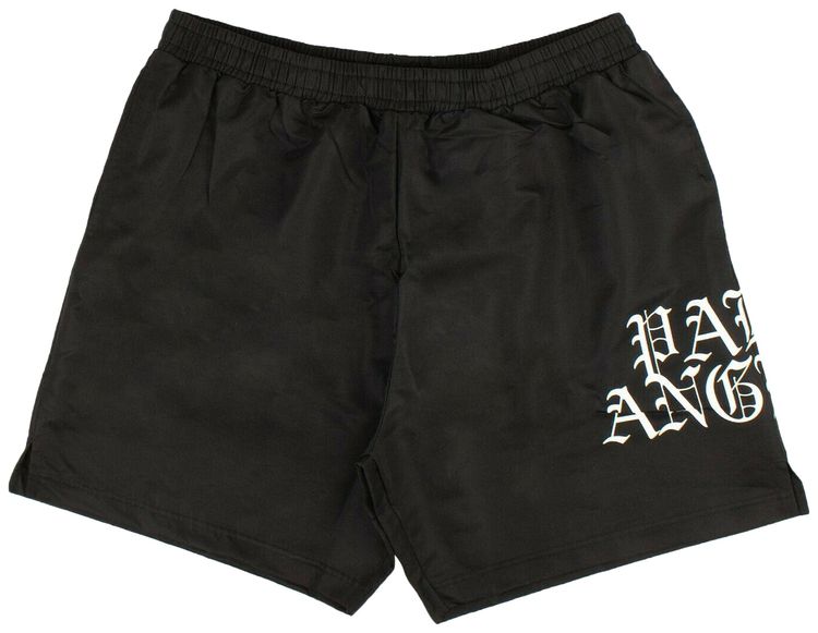 Palm Angels Logo Track Shorts Black