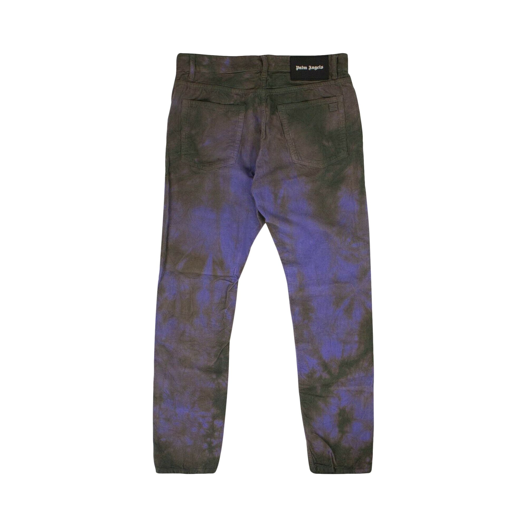 Palm angels purple tie dye pants online