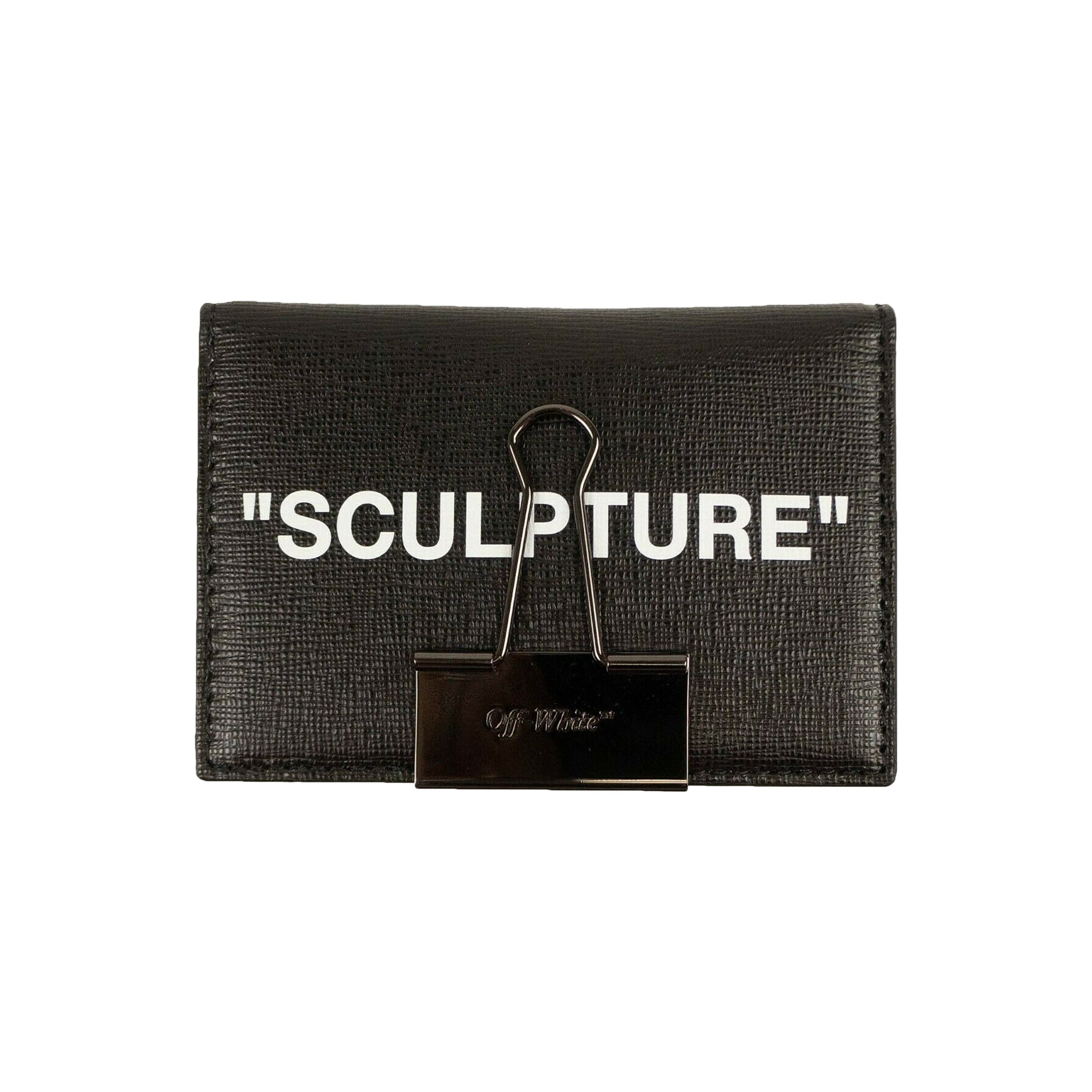 Buy Off-White Clip Sculpture Cardholder 'Black' - OWNC009S194230691001 |  GOAT