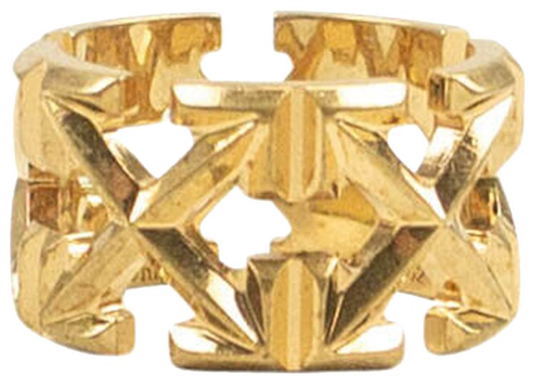 Off White Arrows Ring Gold