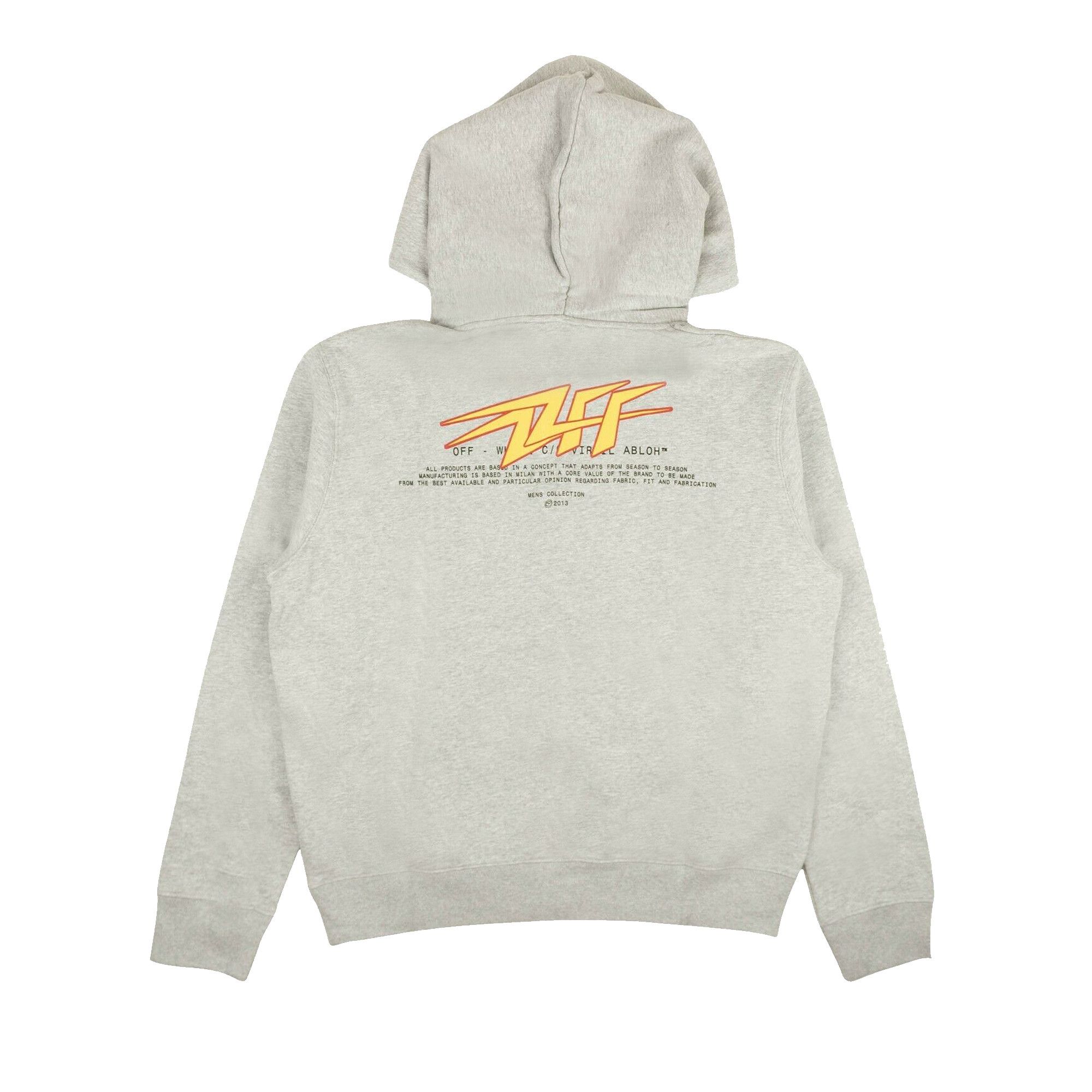 Buy Off-White Thunder Slim Hoodie 'Grey