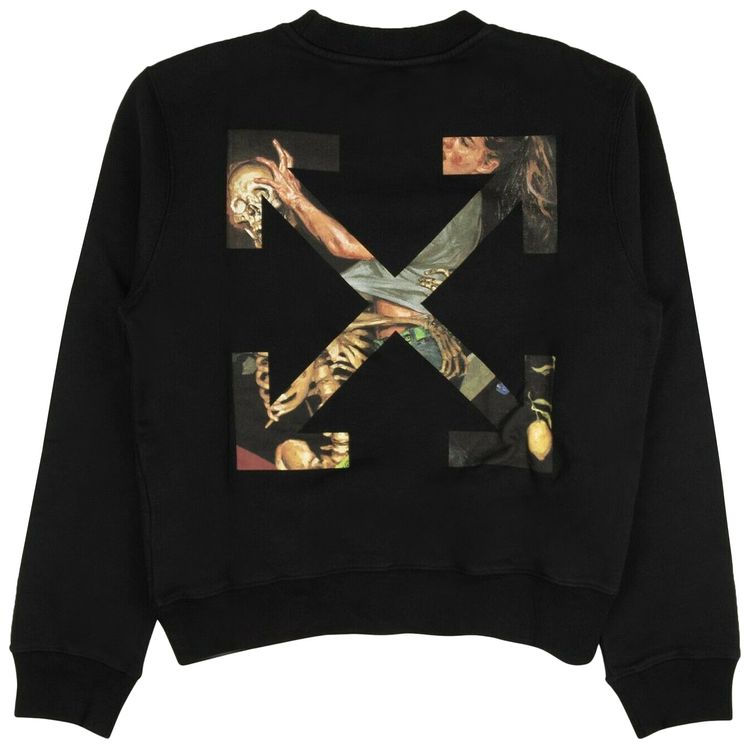 Off White Pascal Arrow Slim Crewneck Black