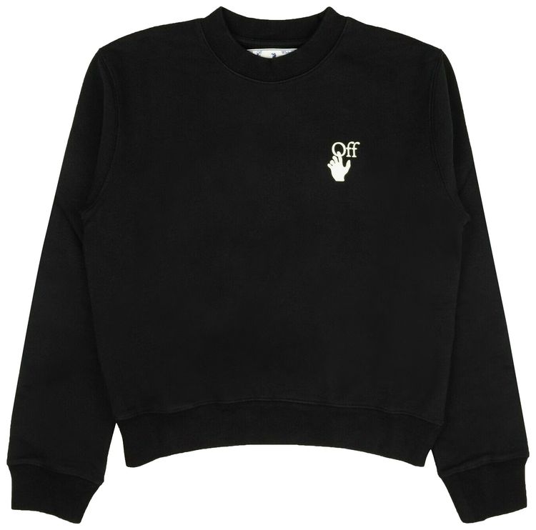 Off White Pascal Arrow Slim Crewneck Black