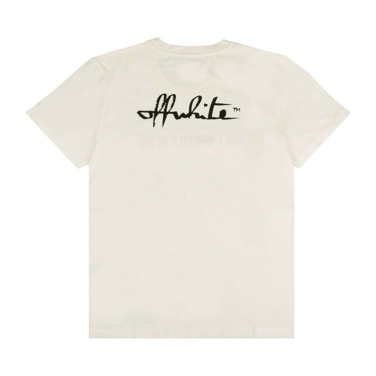 Off White Dont Whistle T Shirt White