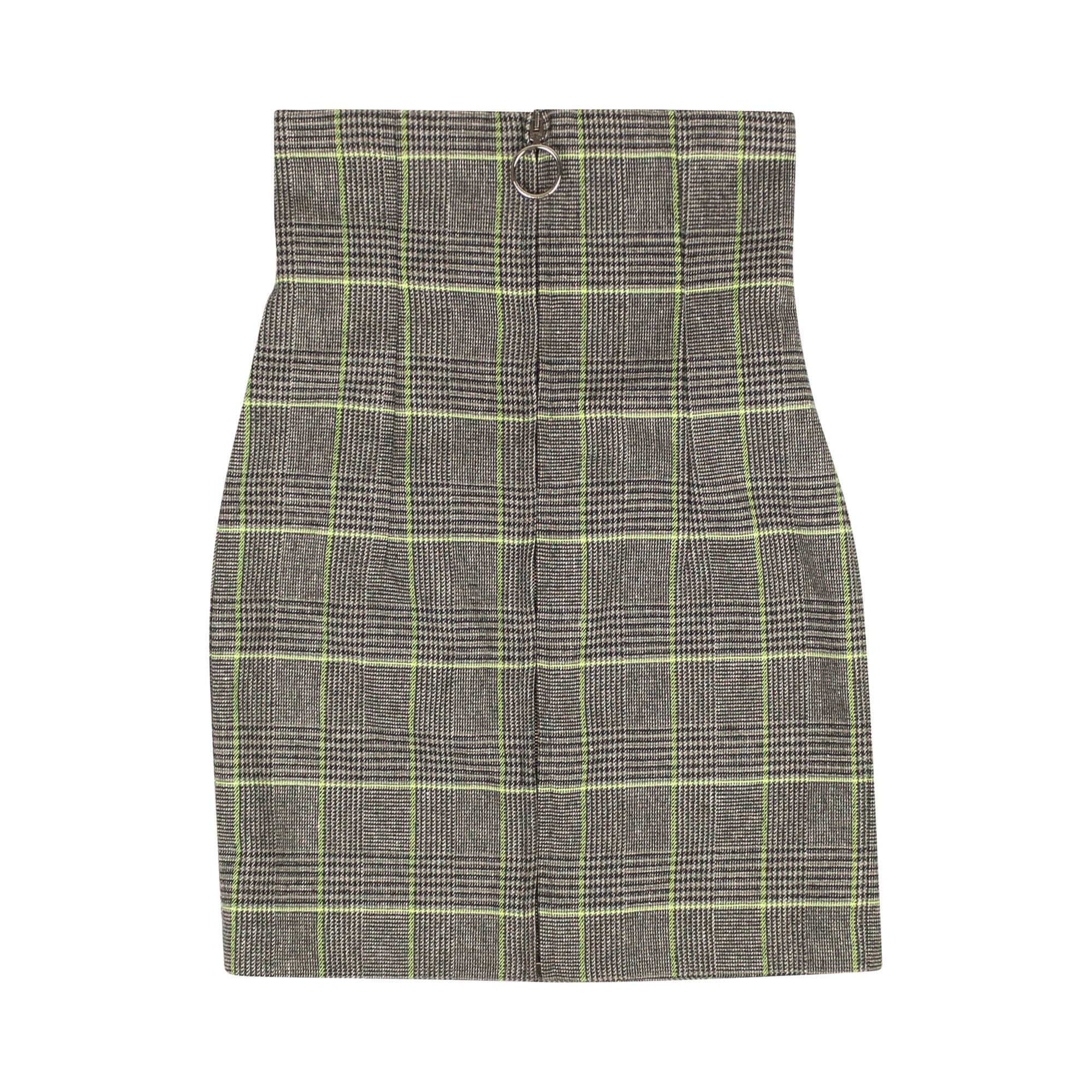 Buy Off White Plaid Pencil Skirt Grey 0069 200000205PPS GREY GOAT NL