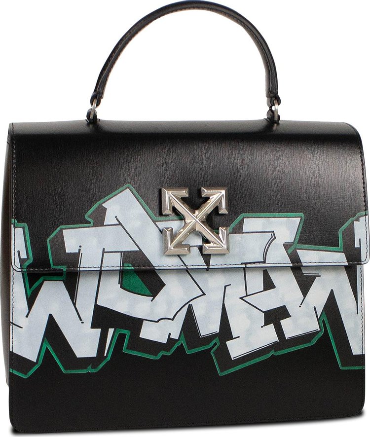 Off-White Graffiti Tote Bag 'Black'