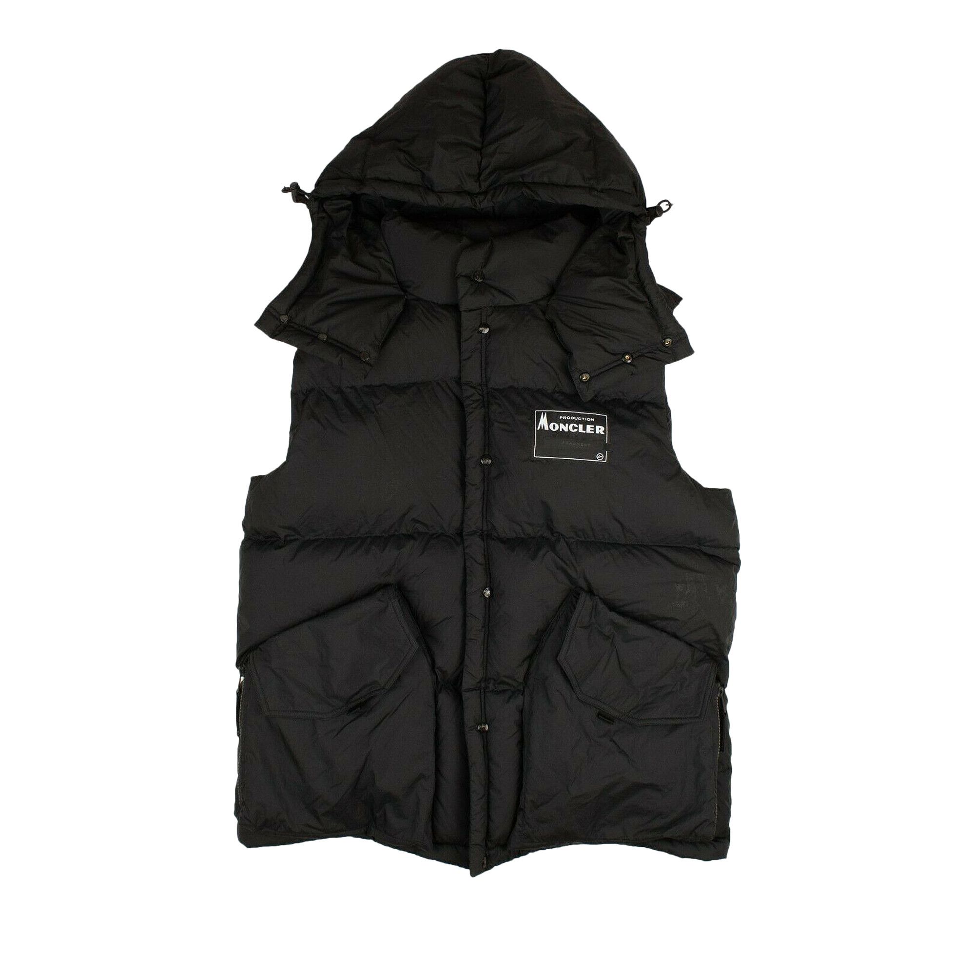 Buy Moncler Kyle Gilet Logo Puffer Vest 'Black