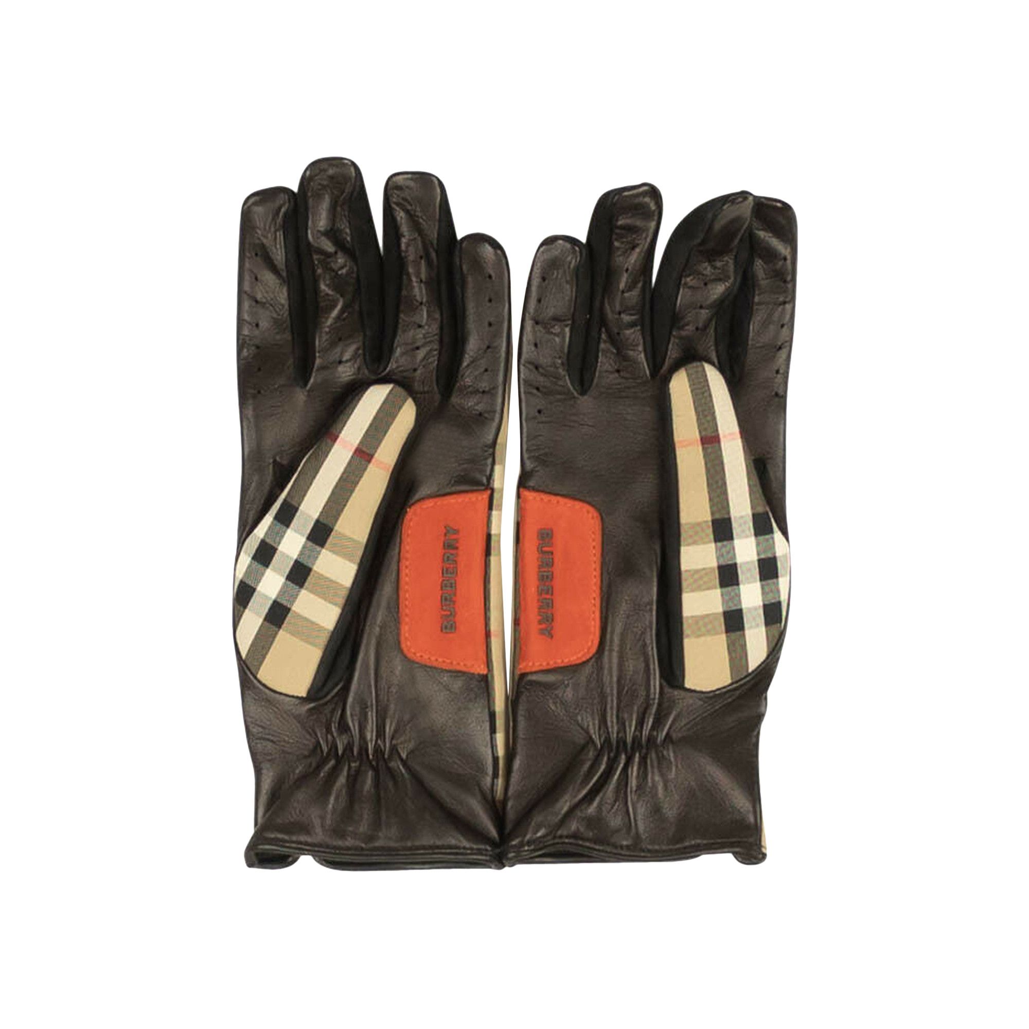 手袋 Burberry GLOVES (8097265 B9368) Cashmere Blend Gloves in Black - Men | Burberry® Official