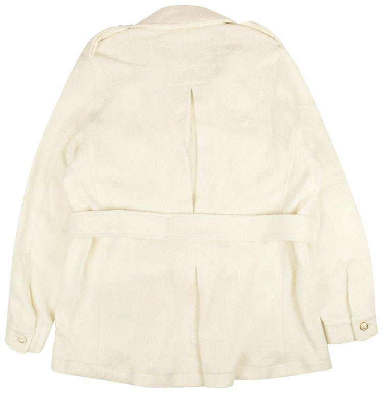 Casablanca Terry Cloth Safari Jacket Ecru