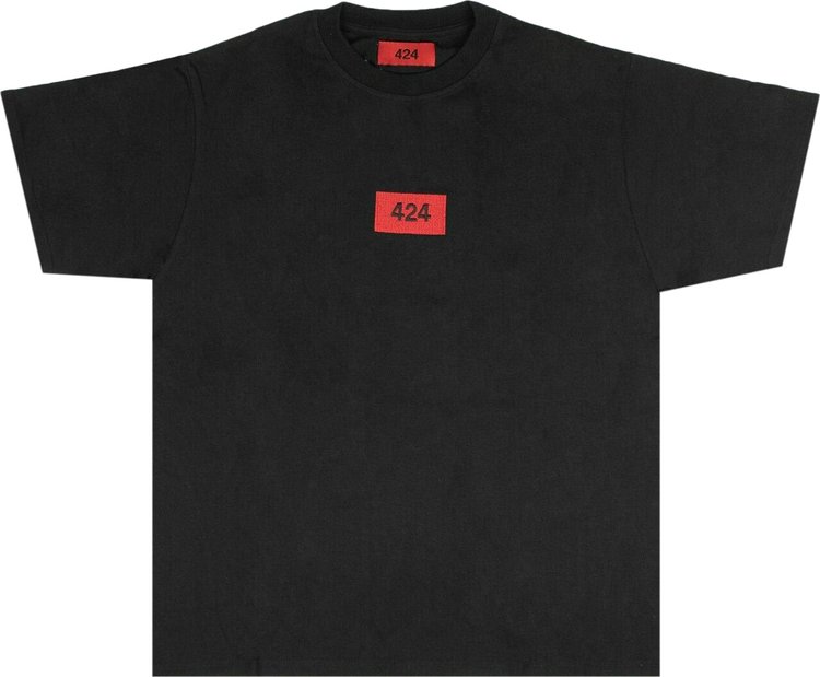 424 Logo Patch Short-Sleeve T-Shirt 'Black/Red'