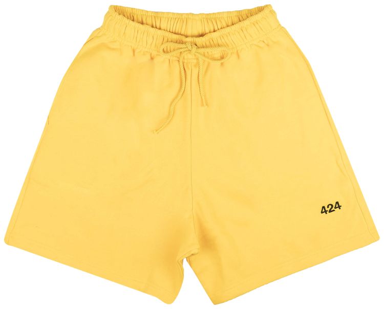 424 Logo Sweatshorts YellowBlack