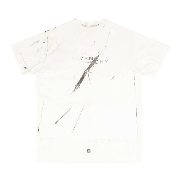 Givenchy Trompe Lil Effect Oversized T Shirt White