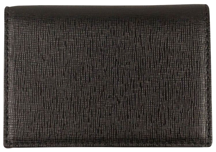 Off White Binderclip Cardholder BlackGreen