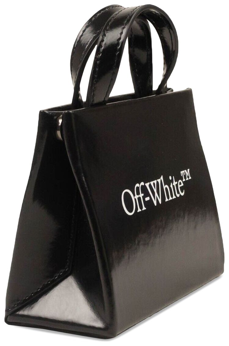 Off White Baby Logo Box Tote Bag Black