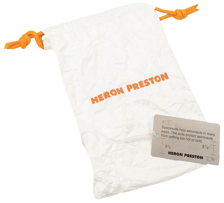 Heron Preston Nasa Embroidered Belt Grey
