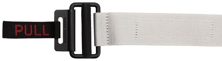 Heron Preston Nasa Embroidered Belt Grey