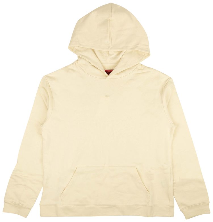 424 Logo Pullover Hooded Sweatshirt Cream