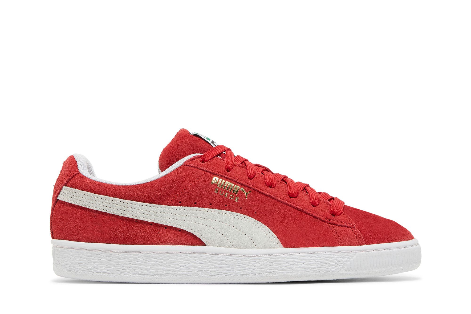Red puma suede hot sale